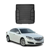 OMAC Premium Bandeja Maletero Alfombrilla para Opel Insignia 2008-2017 Negro TPE